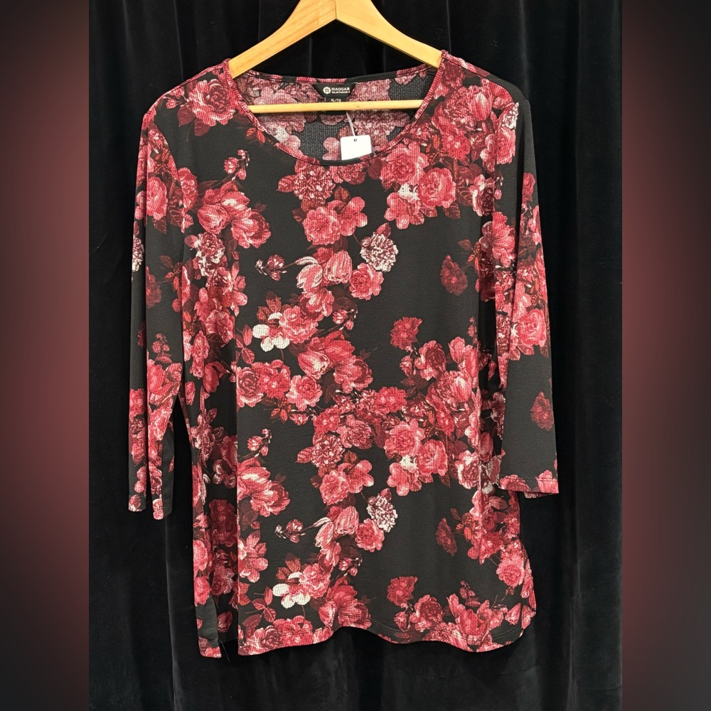 Floral Haggar Top